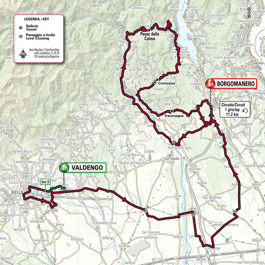Planimetria/Map GranPiemonte 2024